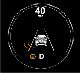 Mazda Blind Spot Monitoring BSM Multi-information Display