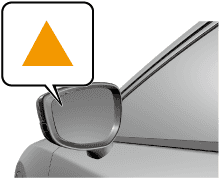 Mazda Blind Spot Monitoring BSM Indicator Light on Side Mirror