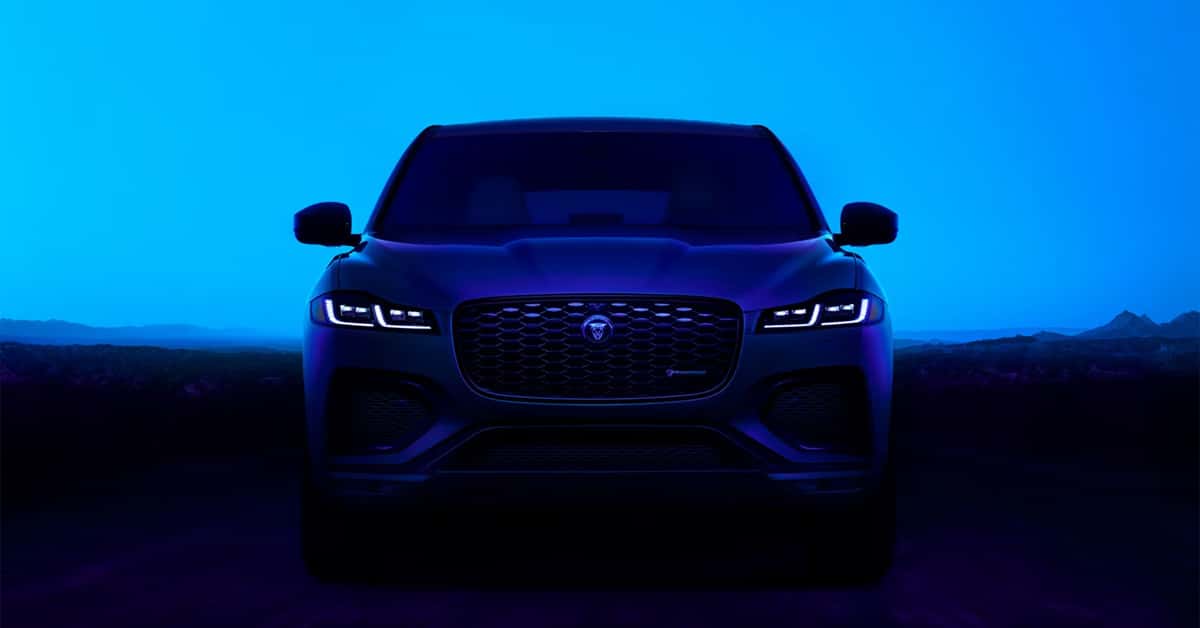 front view of the 2026 Jaguar F-TYPE Coupe