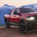 2023 Ram Rebel truck with mountains in distance
