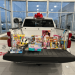 Back of Truck for Toys for Tots