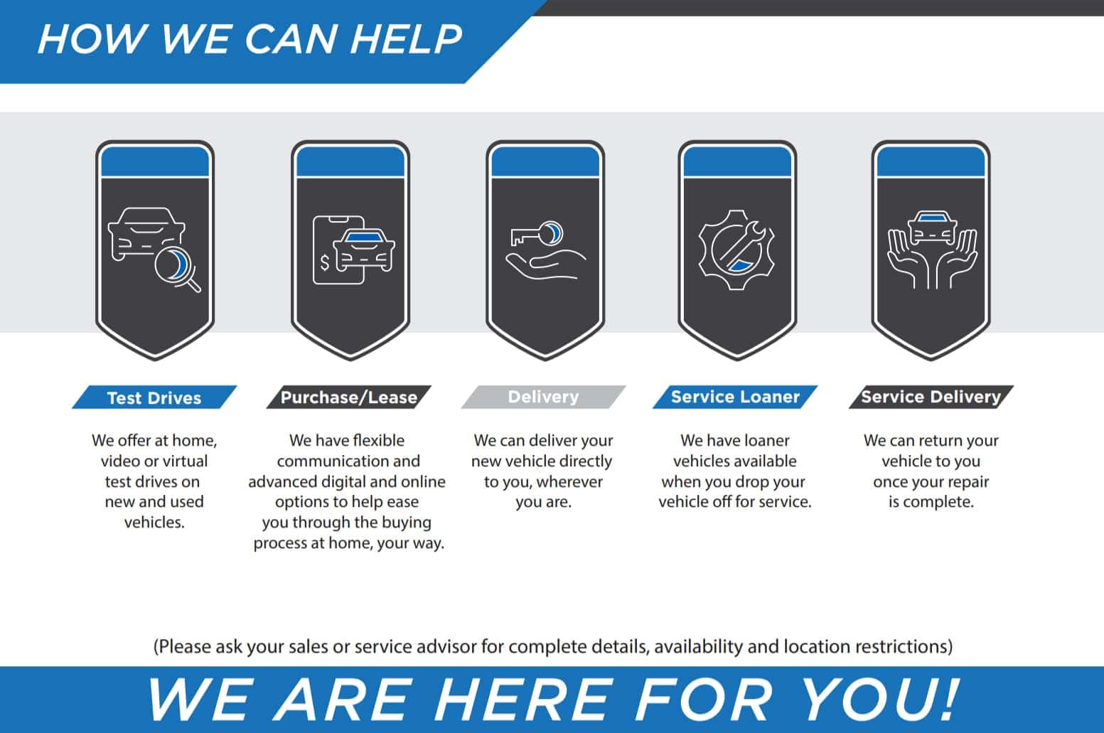 How We Can Help