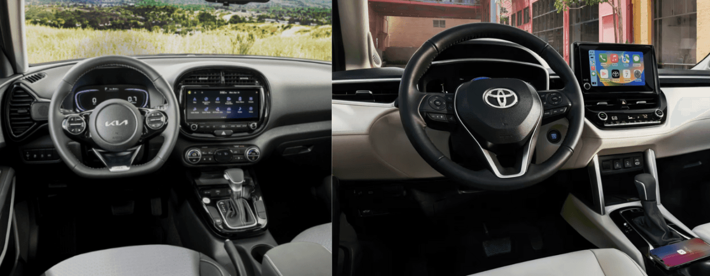 Comparing the New Kia Soul vs Toyota Corolla Cross | Jerry Seiner Kia