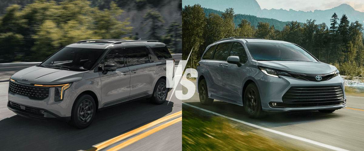 2025 Kia Carnival vs 2025 Toyota Sienna