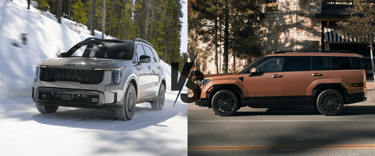 2025 Kia Sorento vs 2025 Hyundai Santa Fe