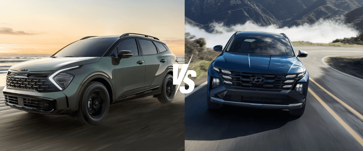 2025 Kia Sportage vs 2025 Hyundai Tucson