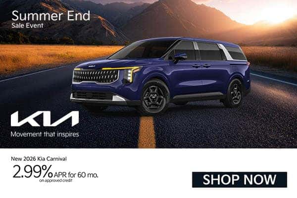 New 2026 Kia Carnival APR Offer