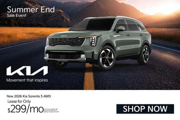 New Kia Sorento S Lease Special