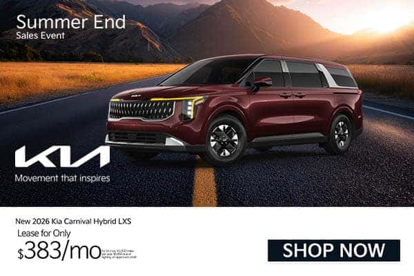 New 2026 Kia Carnival Hybrid Offer