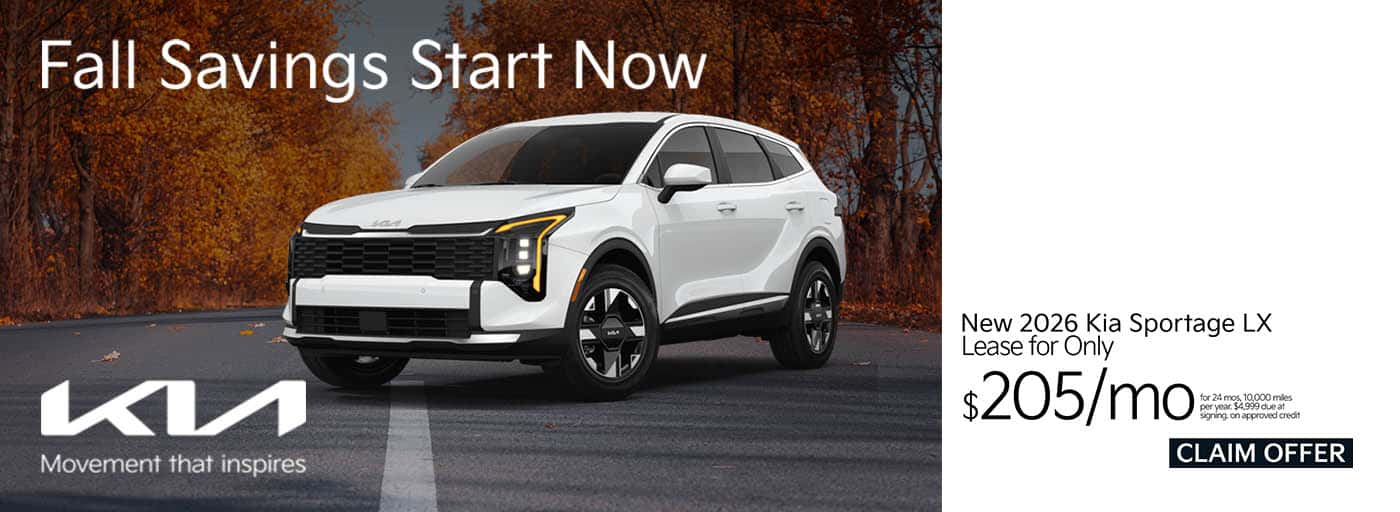 Sportage Oct 26 Lease