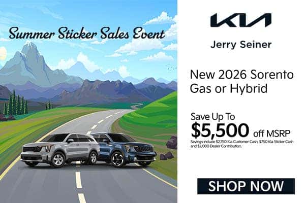 New Kia Sorento Gas or Hybrid Offer