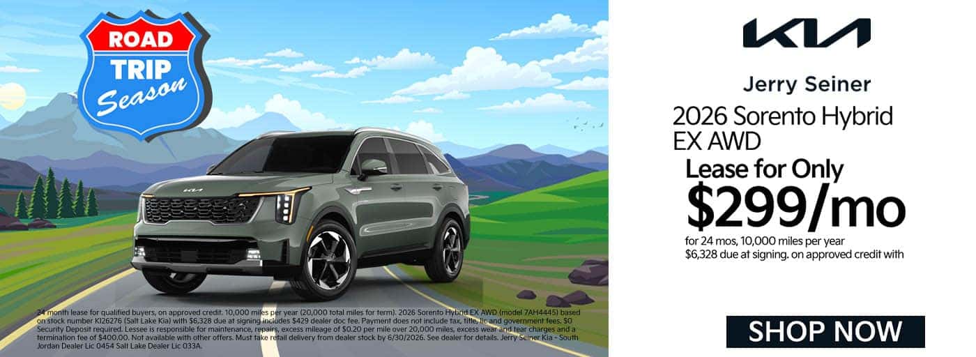 2026 Kia Sorento Hybrid Lease