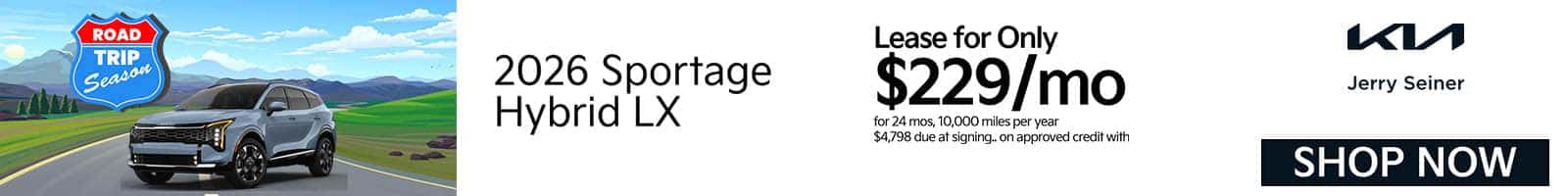 2026 Kia Sportage Hybrid Lease