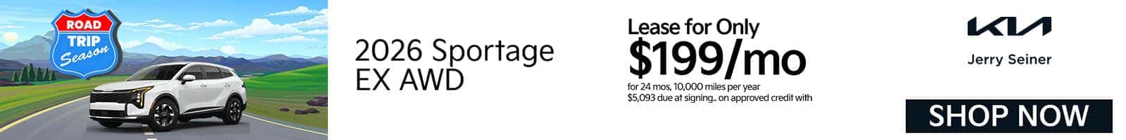 2026 Kia Sportage Lease