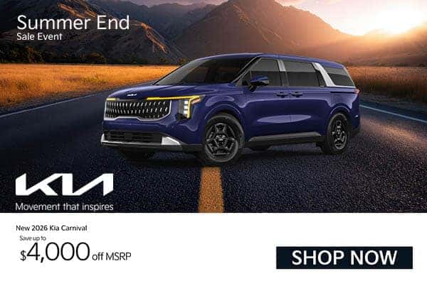 2026 Kia Carnival Off MSRP Offer