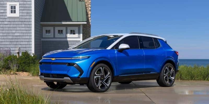 2024 Chevrolet Equinox EV in Blue by Beach House