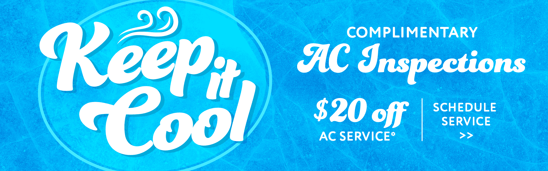 Complimentary AC inspection and $20 off AC service 