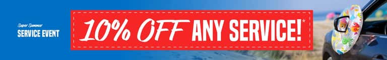 Super Summer Service Event | 10% off any service!