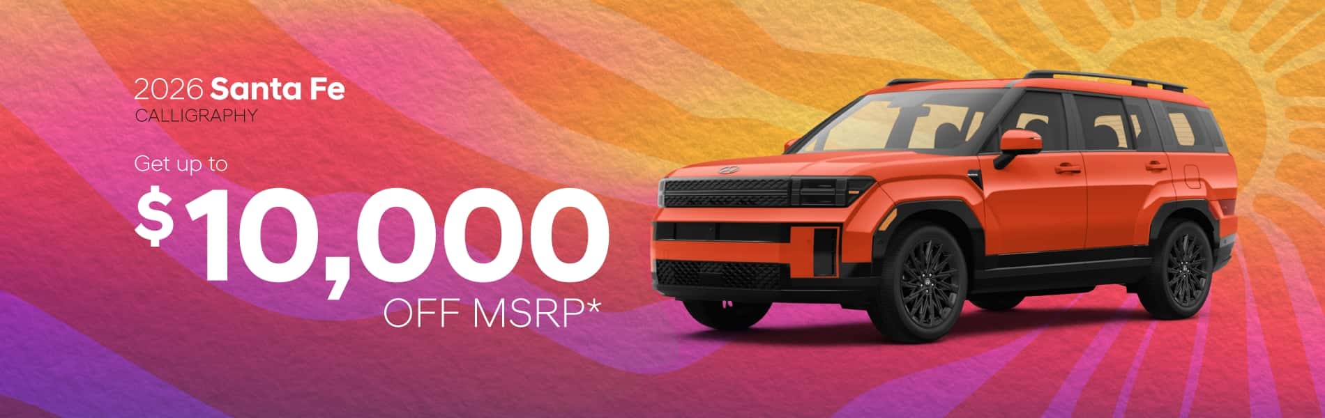 2026 Santa Fe Calligraphy : Get up to $10,000 off MSRP