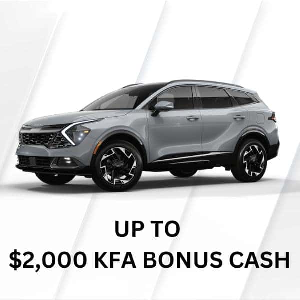 2025 Sportage Bonus Cash