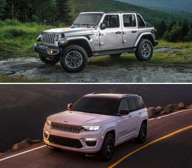 Jeep Wrangler 4xe Vs. Jeep Grand Cherokee 4xe