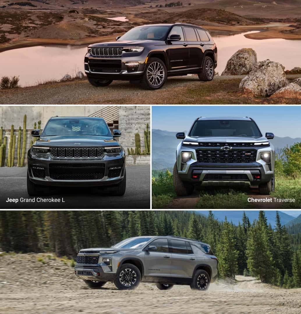 Grand Cherokee L vs. Chevrolet Traverse Specs