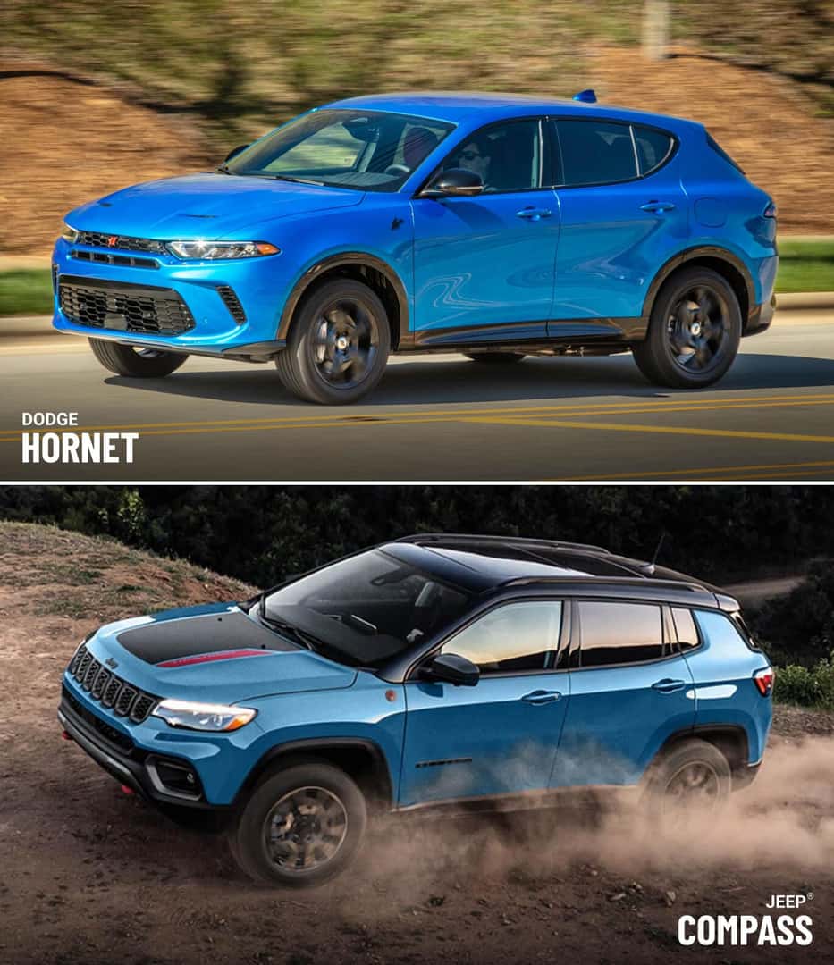 2025 Dodge Hornet vs. 2025 Jeep Compass Performance