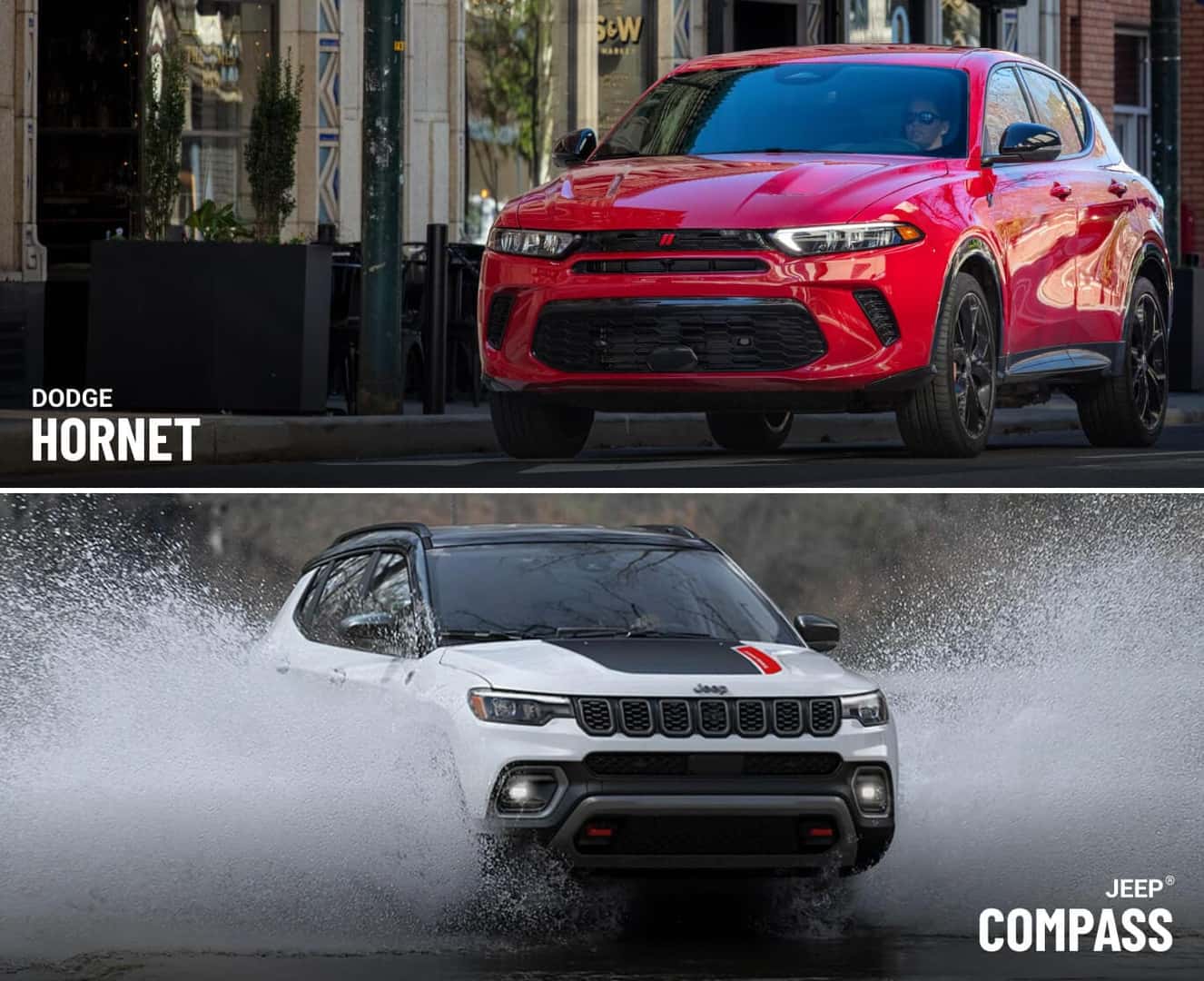 2024 Dodge Hornet vs. 2024 Jeep Compass Gas Mileage