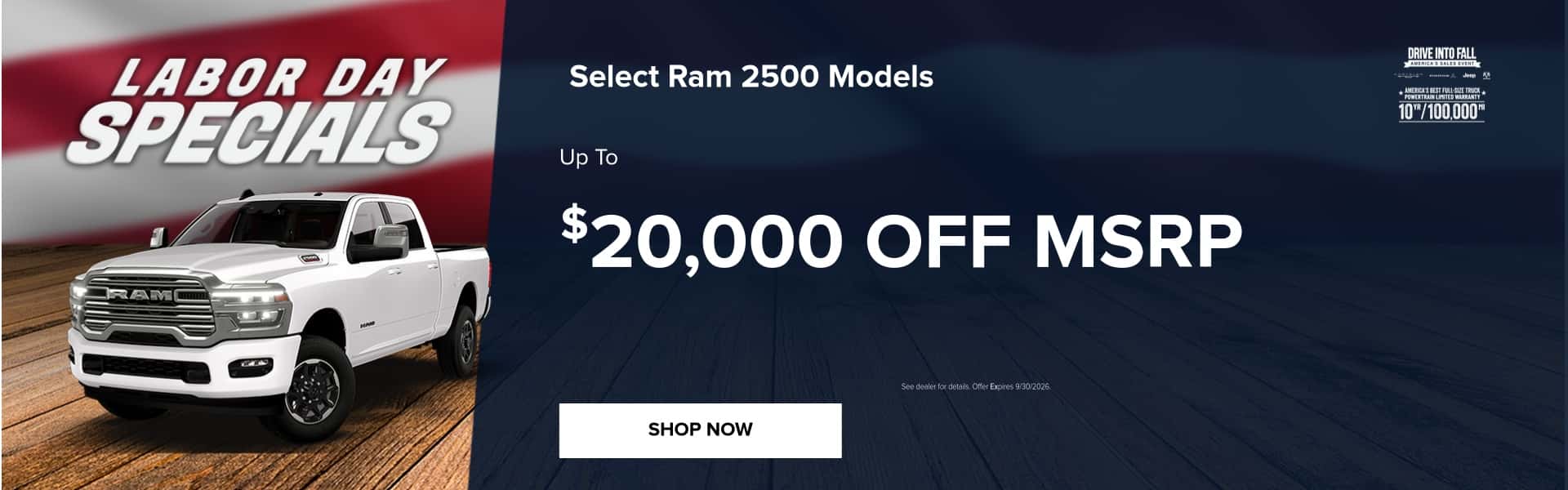 Labor Day Ram 2500