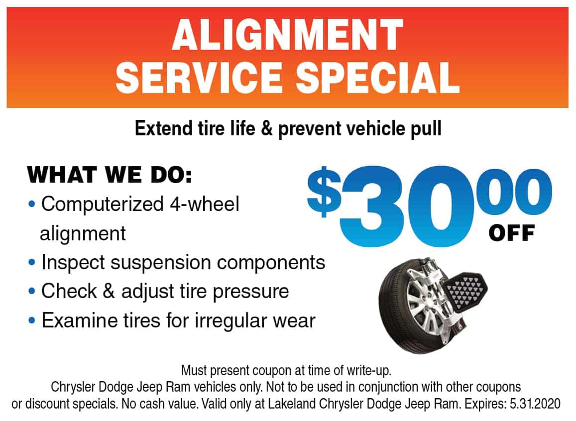 Service Coupons | Lakeland Chrysler Dodge Jeep RAM