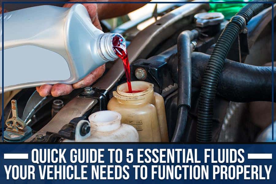 Quick Guide To 5 Essential Fluids Your Vehicle Needs To Function