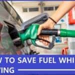 Car being fuelled