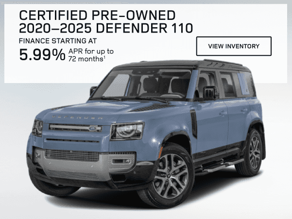 Certified Pre-Owned Defender 110 Finance Offer