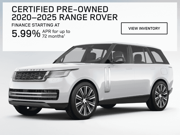 Certified Pre-Owned Range Rover Offer
