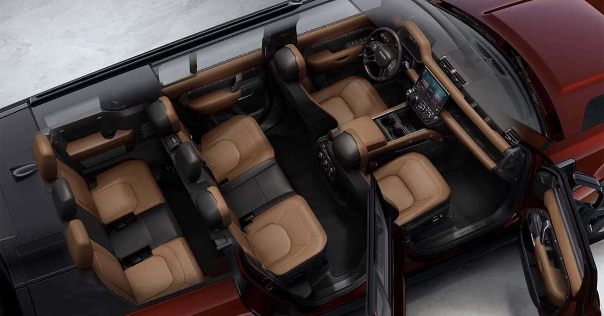 The interior of a 2026 Defender 130