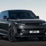 A 2026 Range Rover Sport on the beach