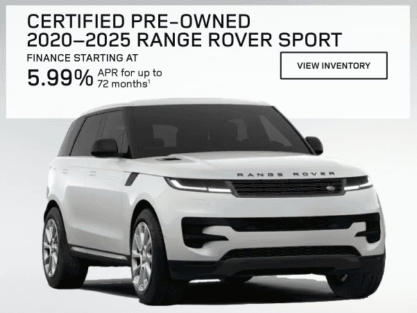 Certified Pre-Owned Range Rover Sport Offer