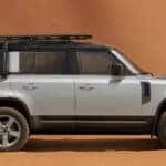 The 2026 Land Rover Defender on sand
