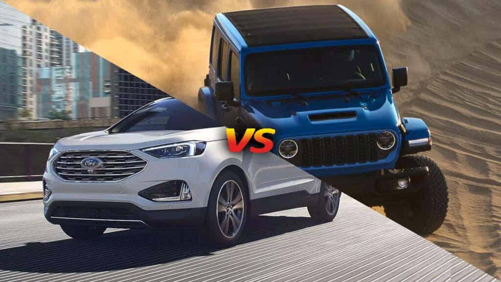 2024 Jeep Wrangler Sport vs 2024 Ford Edge SE