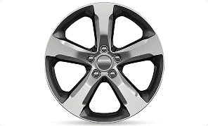 20-Inch Diamond Cut with High-Gloss Tech Gray Painted Pockets Wheels