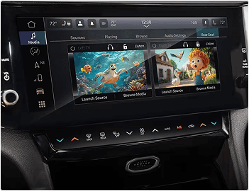 Rear-seat entertainment control