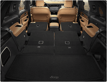 Second and Third-Row Seats Folded cargo configuration