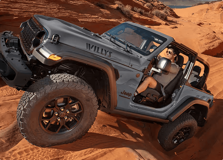 Jeep Wrangler 4x4 traction