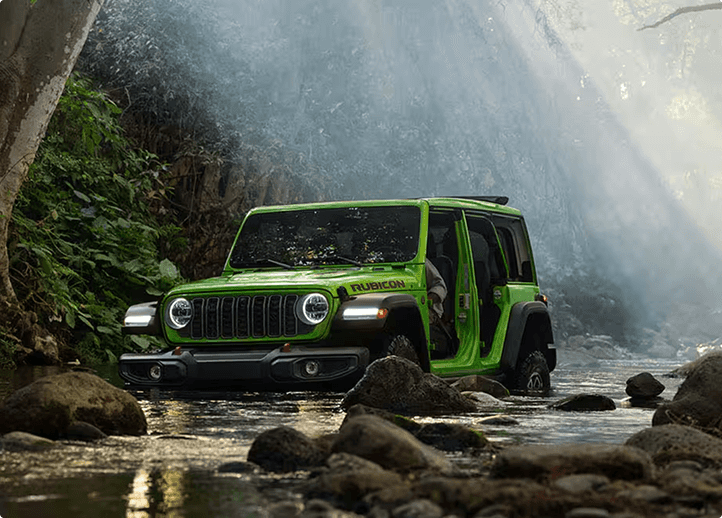 Jeep Wrangler water fording
