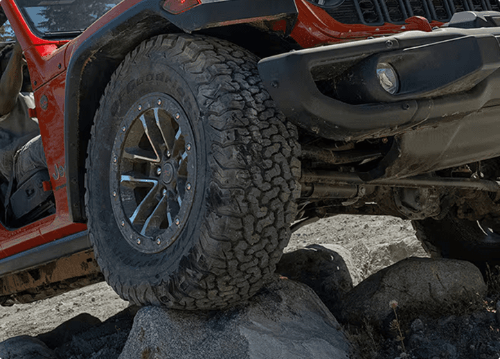 Off-roading angles