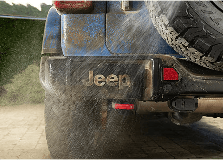 Jeep Wrangler front grille detail