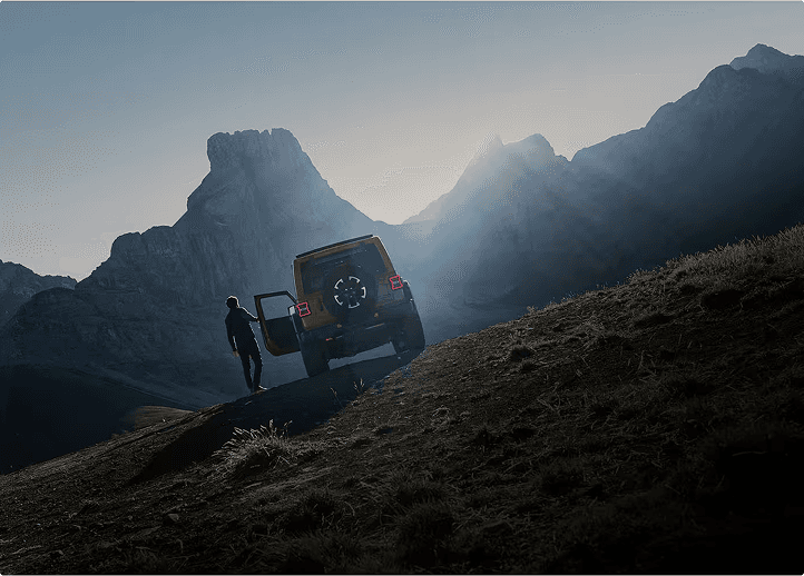 Off-Road Pages touchscreen
