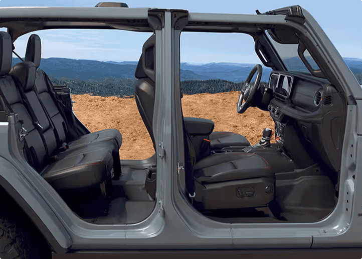 Jeep Wrangler interior comfort