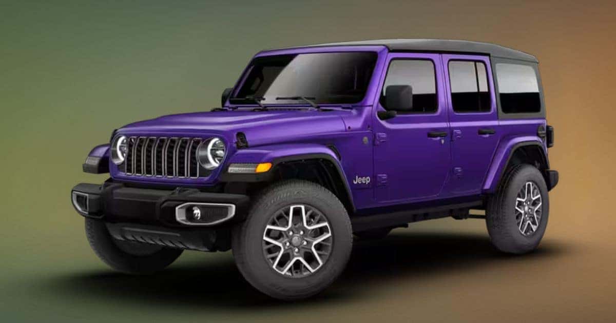 The 2026 Jeep Wrangler features the return of the Reign body paint.