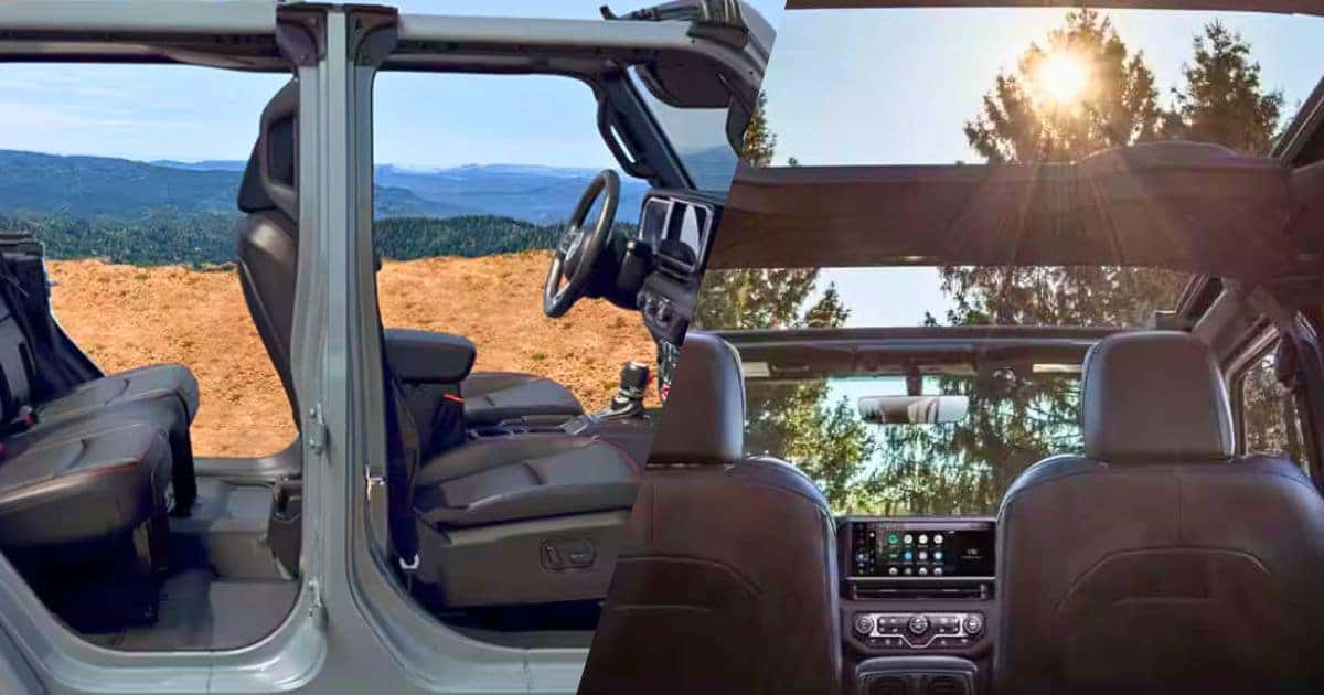 The 2026 Jeep Wrangler now features quick-release doors and removable hardtops and softtops.